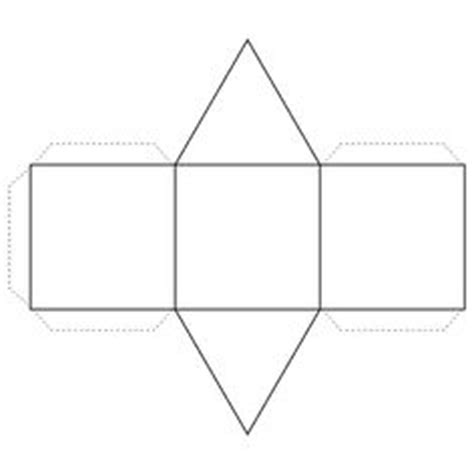 These geometry worksheets are free and easily printable. Square Pyramid Net | Solid shapes, Art worksheets, Math ...