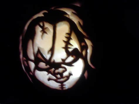 Chucky Pumpkin Carving By Me Pumpkin Carving Pumpkin Watermelon Carving