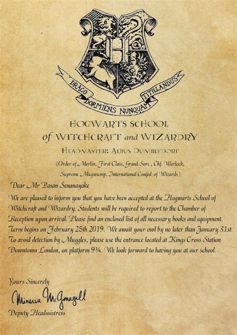 Carta De Hogwarts Para Imprimir Original Kata Baca K Sexiz Pix
