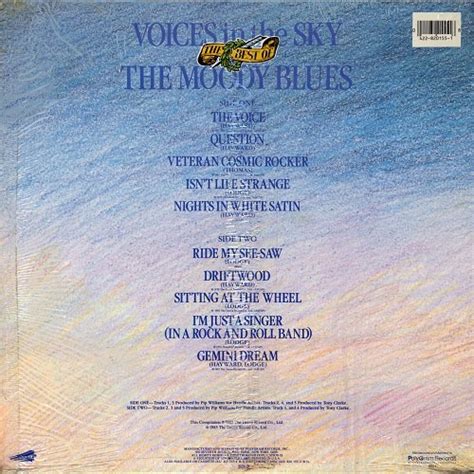 The Moody Blues ‎ Voices In The Sky The Best Of The Moody Blues 1984