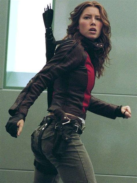 Jessica Biel Blade Trinity Abigail Whistler Jacket New American Jackets