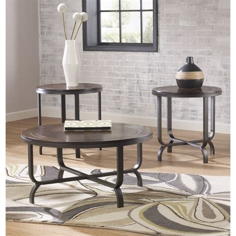 Ashley Furniture 3 Piece Coffee Table Set Furniture Walls