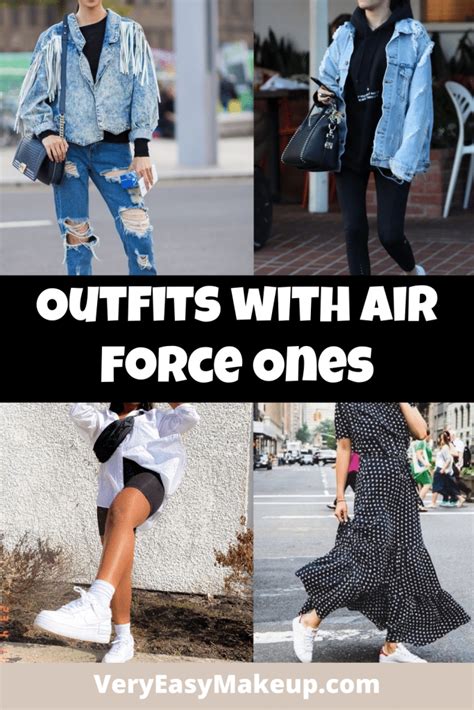 10 outfits with air force ones for women