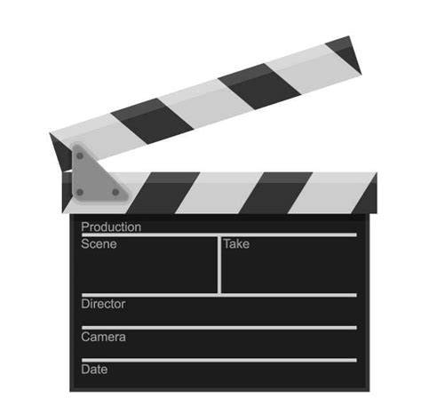 Clapperboard Clip Art Eps Ai Vector Uidownload