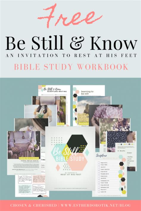Free bible study guide to accompany the book, the sensational scent of prayer. Free Bible Study Workbook on How to Be Still and Pray ...