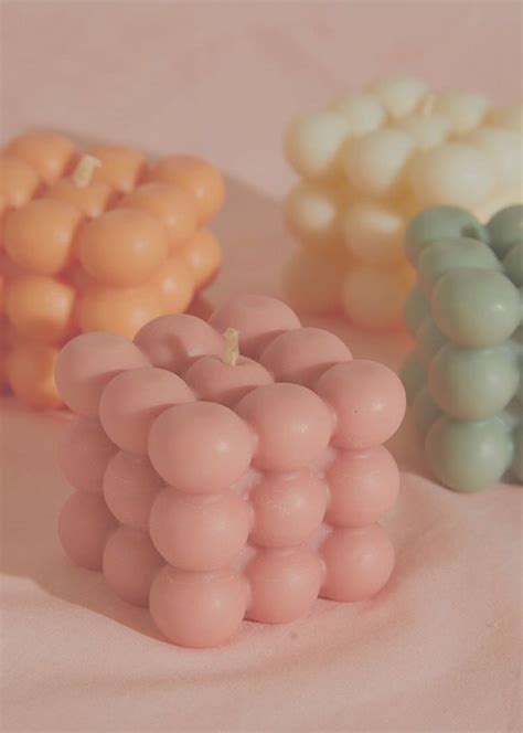 dreamy pastel home decor candle bubble candle free candles pink candles candle room decor
