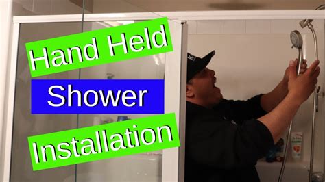 How To Install A Shower Head With Handheld In Under Minutes Youtube