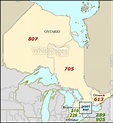 Cna Canadian Area Code Maps - Bank2home.com