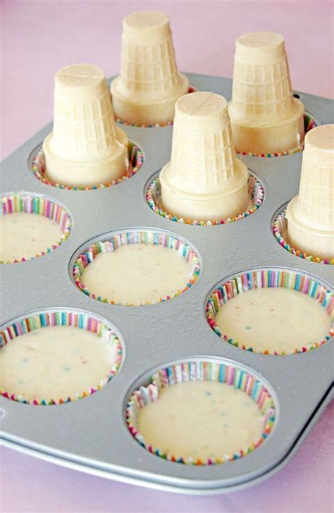 Ice Cream Cone Cupcakes Recipe Desserts Cupcake Ice Cream Cones