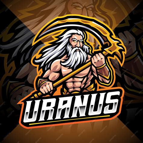 Premium Vector Uranus God Esport Mascot Logo Design