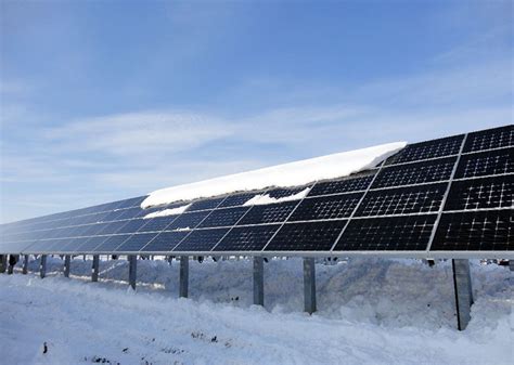 Cool Double Sided Solar Panels More Efficient In Snow The Green