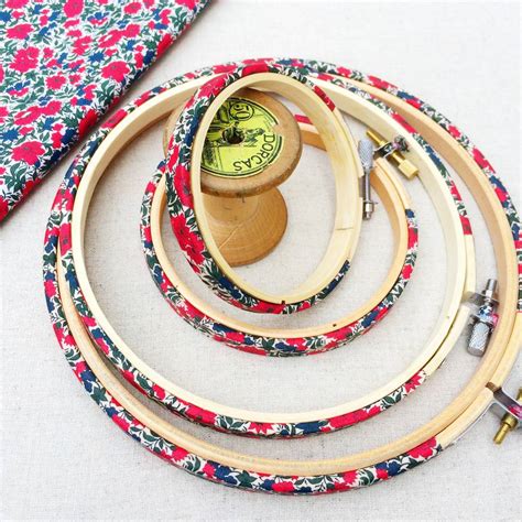 Winter Rose Embroidery Hoop Frames For Embroidery By Stitchkits