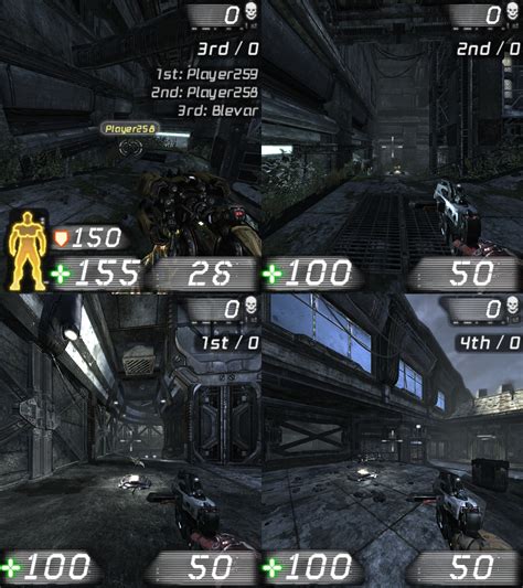 Howto Unreal Tournament 3 Up To 4 Players Split Screen With Multiple