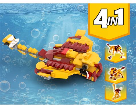 Lego Moc 31112 Manta Ray Alternative Build By Gabizon Rebrickable Build With Lego