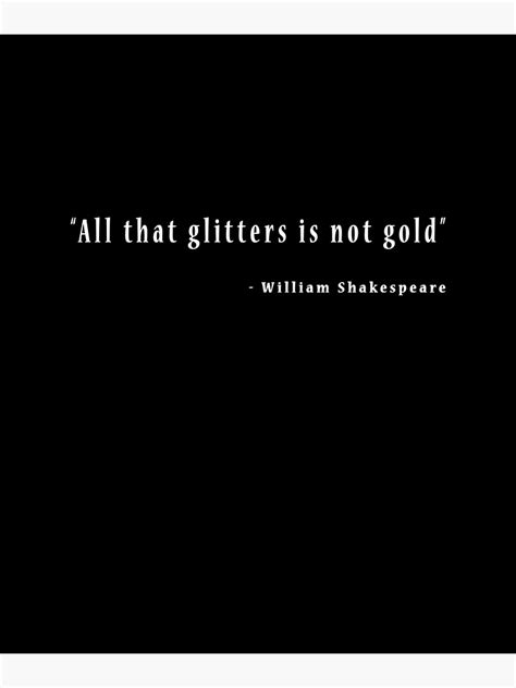 All That Glitters Is Not Gold Merchant Of Venice William Shakespeare