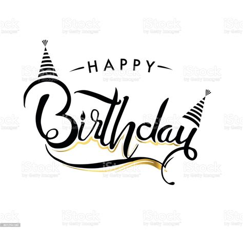 Celebrating birthdays and other happy occasions is a piece of cake thanks to this delectable design. Happy Birthday Typography Vector Design For Greeting Cards ...