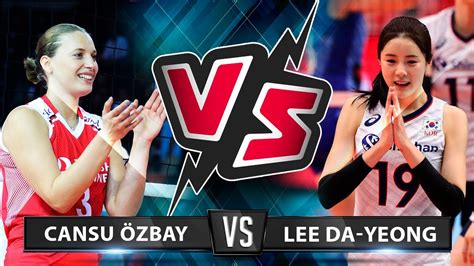 The most popular south korean volleyball player lee da yeong's lifestyle and biography video by fk. Cansu Özbay vs Lee Da-yeong | Who is the BEST for you ...