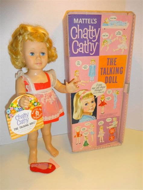 Original 1959 Chatty Cathy By Mattel Works With Box First Version