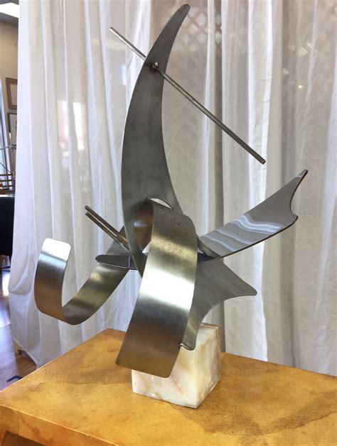 Monumental Abstract Steel Sculpture By Curtis Jeré Past Perfect
