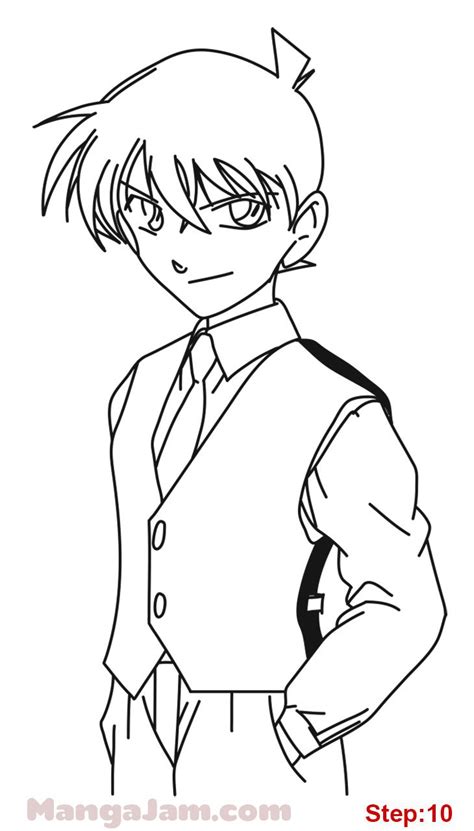 Detective Conan Drawing Easy ~ Learn How To Draw Gin From Detective