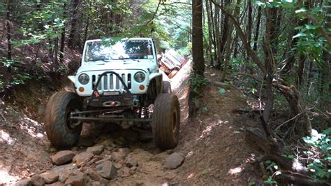 Ruta Off Road Extrema Con Jeeps En Las Montañas De Tennessee Ruta Off