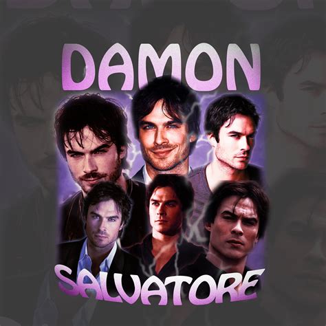 Damon Salvatore TVD PNG Digital Download Tshirt Desing Png Svg - Etsy