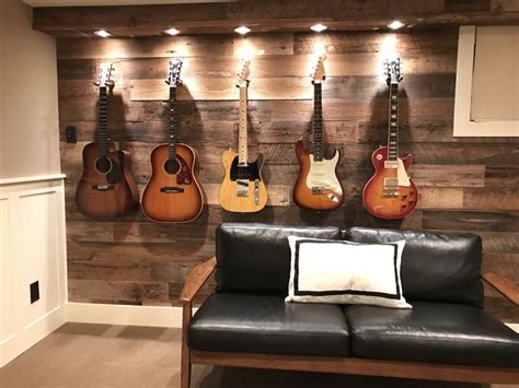 Great selection of music home decor at affordable prices! Guitar display wall. I transformed this wall and added ...