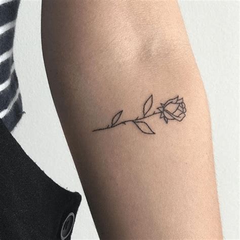 20 Rose Tattoo Ideas That Are Cute Af Society19 Small Tattoos Rose