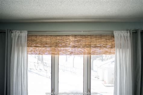 I Made Faux Bamboo Shades For A Huge Window For 10 Young House Love
