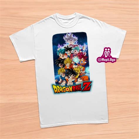 Camiseta Dragon Ball Z Personalizada Camisetas Personalizadas