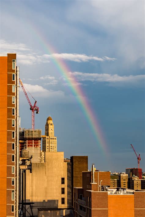Rainbow Over Brooklyn Sunset Rainbow Over The Williamsburg Flickr