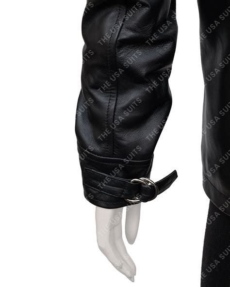 Top Gun Pilot Charlie Leather Jacket Black Leather Jacket