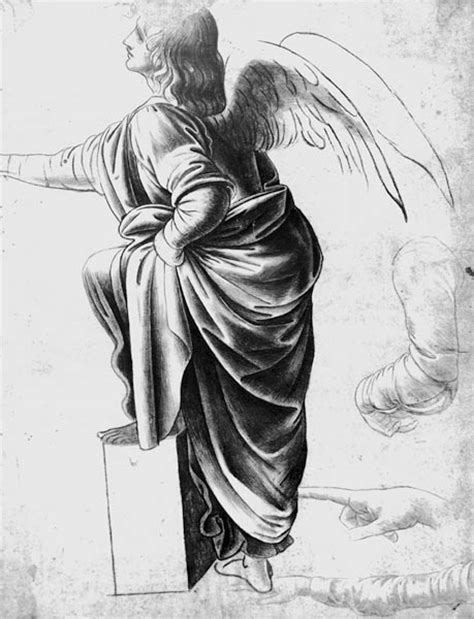 Study Of An Angel Leonardo Da Vinci As Art Print Or Hand Painted Oil