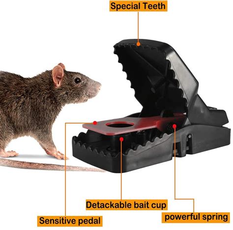 Bochion Mouse Trap 6 Pack Mice Trap Reusable Rodent Trap Mice Catcher