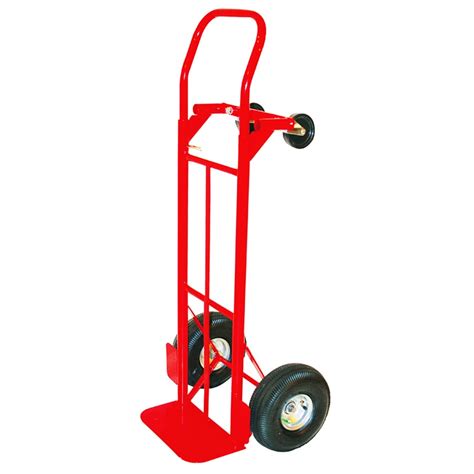 Milwaukee 800 Lb 2 Wheel Red Steel Convertible Hand Truck At