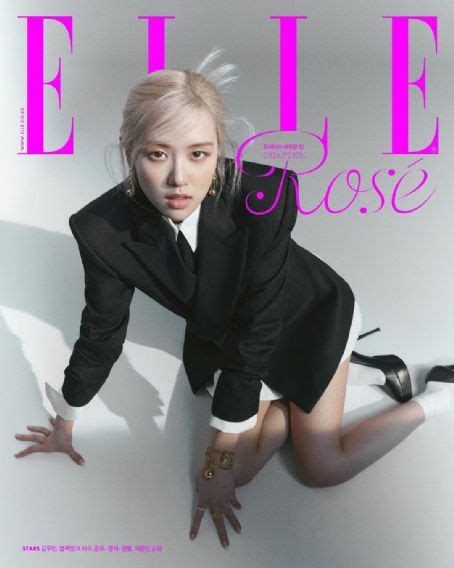 Rosé Elle Magazine June 2021 Cover Photo South Korea