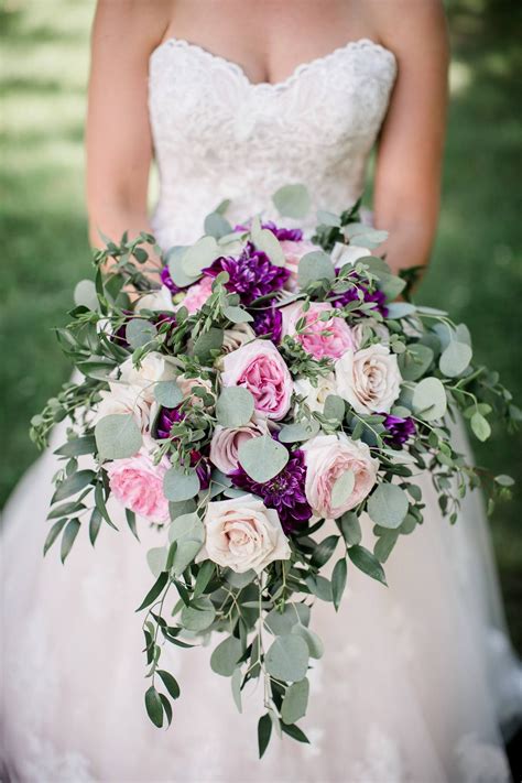 15 peony bouquet ideas for every wedding style. Gorgeous cascading bridal bouqet; Bridal bouquet, wedding ...