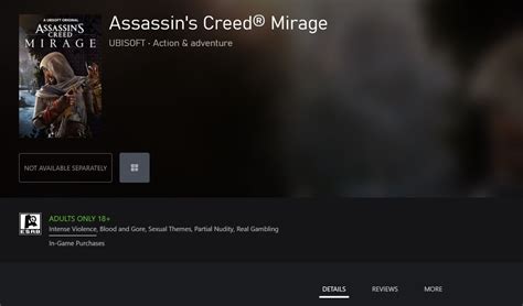 Assassin S Creed Mirage Ao Rating Was A Mistake Ubisoft Says Windows