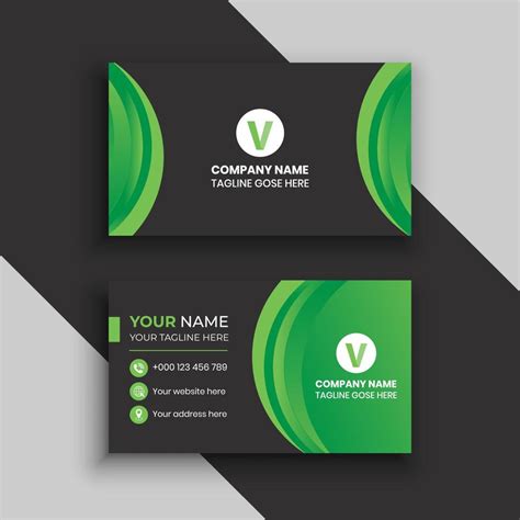 Modern Business Card Simple Business Card Design Creative And Elegant