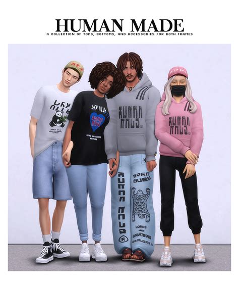 Human Made Collection By Nucrests Nucrests On Patreon Sims 4 Male