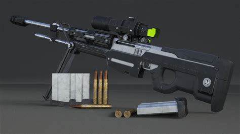 Halo Reach Sniper Rifle 3d Model 3d Cad Browser Images And Photos Finder