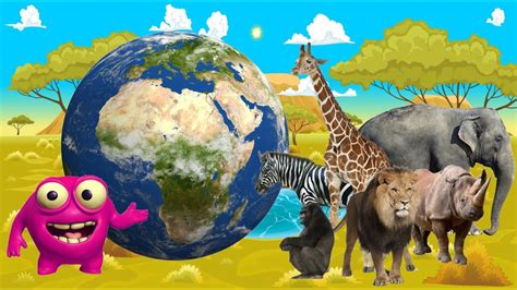 Kids Learn Jungle Animals African Wildlife Comes Alive Mighty