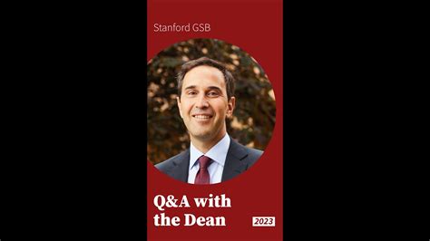 stanford gsb dean jonathan levin on ai in business education youtube