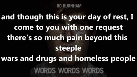 Bo Burnham Rant With Lyrics Bo Burnham Bo Burnham Songs Words