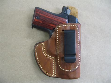 Azula IWB Molded Leather Concealed Carry Holster For Kimber Micro 9 9mm