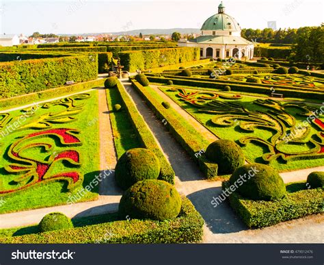 Kromeriz Flower Garden Baroque Rotunda Unesco Stock Photo 479012476