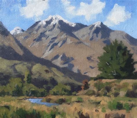 How To Paint A Mountain Landscape Outdoors En Plein Air — Samuel Earp