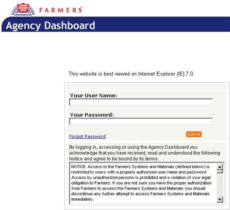 Automobile Insurance: Farmers Insurance Agent Login Dashboard