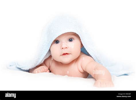Cute Curious Baby Stock Photo Alamy