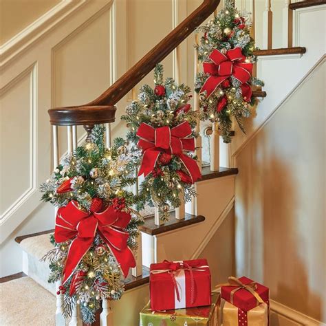 Painted stair rails remodel options. 188 best Christmas Decorating Ideas images on Pinterest ...